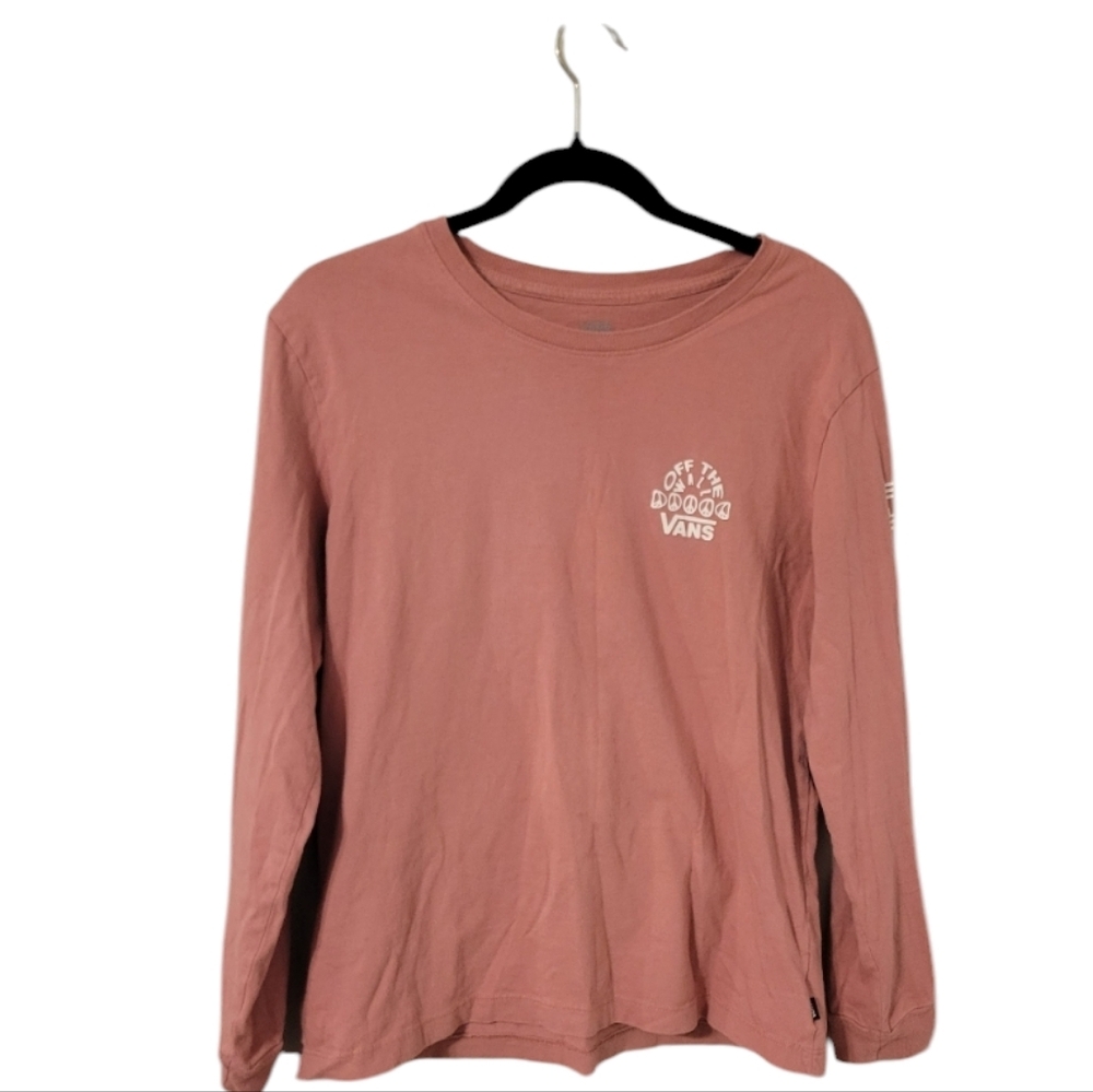 Vans Silent Mode Pink Long Sleeve T-Shirt - Picture 5 of 6